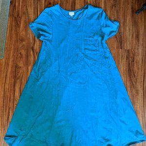 Lot of 3 Lularoe Dresses, All XL Various Prints